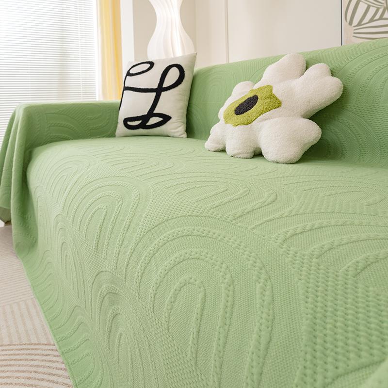 Summer Cool Ice Silk Sofa Towel High-Grade Full Covered Summer Sofa Cover Cloth Non-Slip Sofa Cover Seat Cushion Blanket