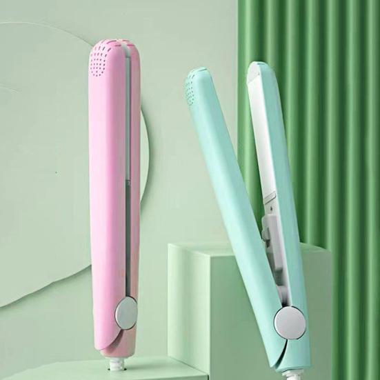 Přenosná drátová žehlička na vlasy Rychlý ohřev Elektrická kulma Rovná kudrnatá ofina na vlasy Mini curlingová hůlka Cestování Ženy Nástroj pro úpravu vlasů