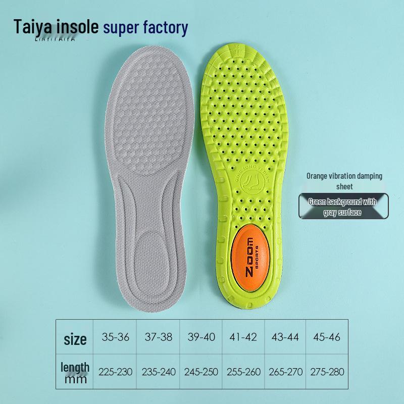 Comfort Plus Sport-Einlegesohlen: Weich, schweißableitend, verdickt zur Ermüdungsreduzierung, geruchshemmend für Männer und Frauen.