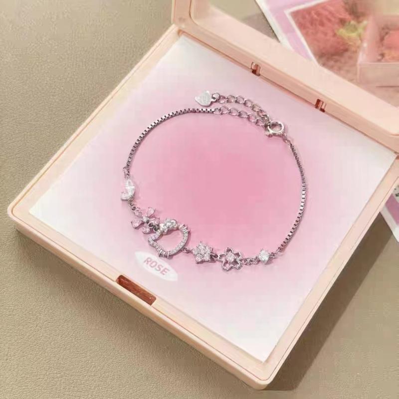 Zinc Alloy Bracelet Sparkling Zircon Flower Bracelet Handmade Bracelet Alloy For Daily Wear Fashion Accessory Party