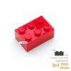 Non-Toxic 10Pcs Building Blocks Diy Thick 2X4 Dots 16Color Bricks Size Compatible With 3002 Kids Toys Educational For Children