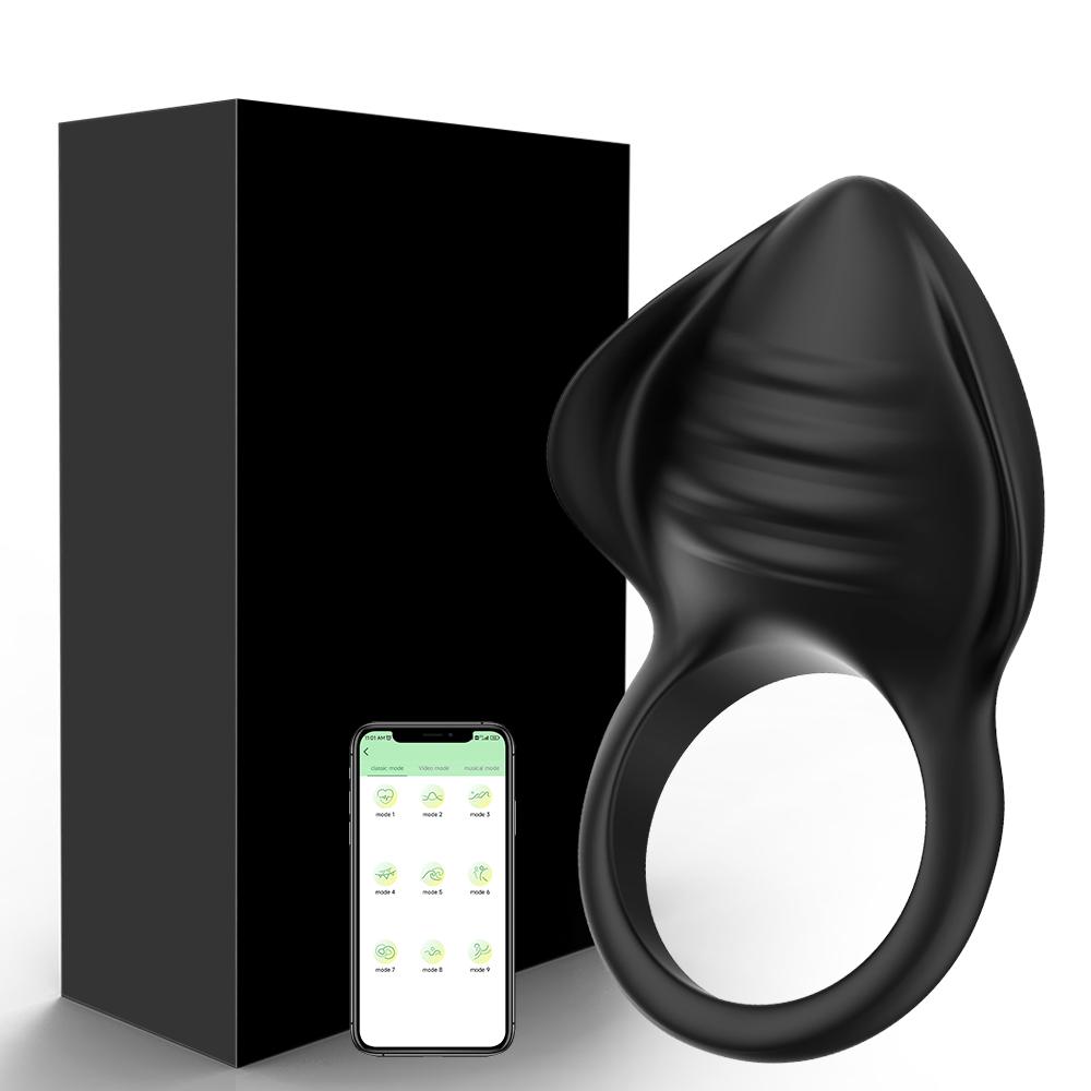 APP Control Cock Ring Penis Stimulator Lasting Ejaculation Delay Vibration Cock Ring for Man Couple Ring Sex Erotic Adult Toy