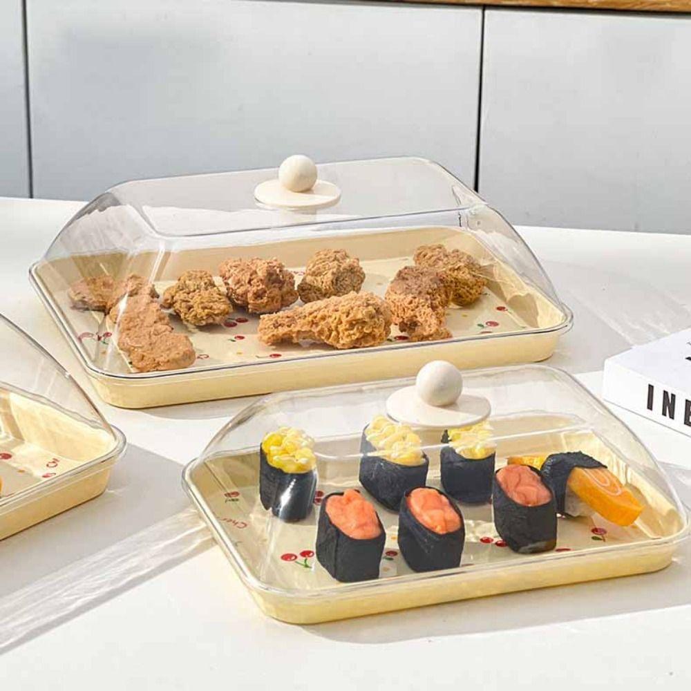 Stackable Plastic Dessert Tray Lightweight Fruit Tray Nordic Style Serving Tray  Food Serving