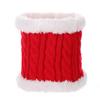 Girls Boys Knit Warm Fur-Ball Baby Winter Children  Neckgaiter Ring Scarf