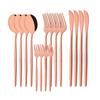 16 Pieces Colorful Silverware Tableware Set Service for 4, Stainless Steel Flatware Kitchen Cutlery Utensils Set for Home Kitchen Restaurant