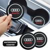 Car 2025 Hot Hot A8 For Q2 Car Rubber Silicone Anti-Slip Mat Epoxy Water Coaster Accessories For Q2 C5 C6 C7 A4 B6 B8 B7 A6