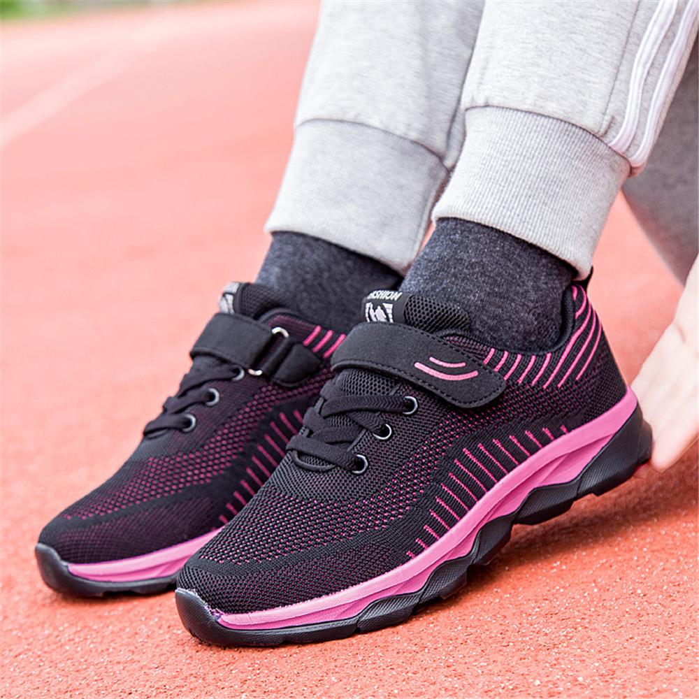Men's And Women's Same Style Large Size Casual Sneakers Mesh Breathable Lightweight Running Shoes Hiking Hiking Hiking Sneakers