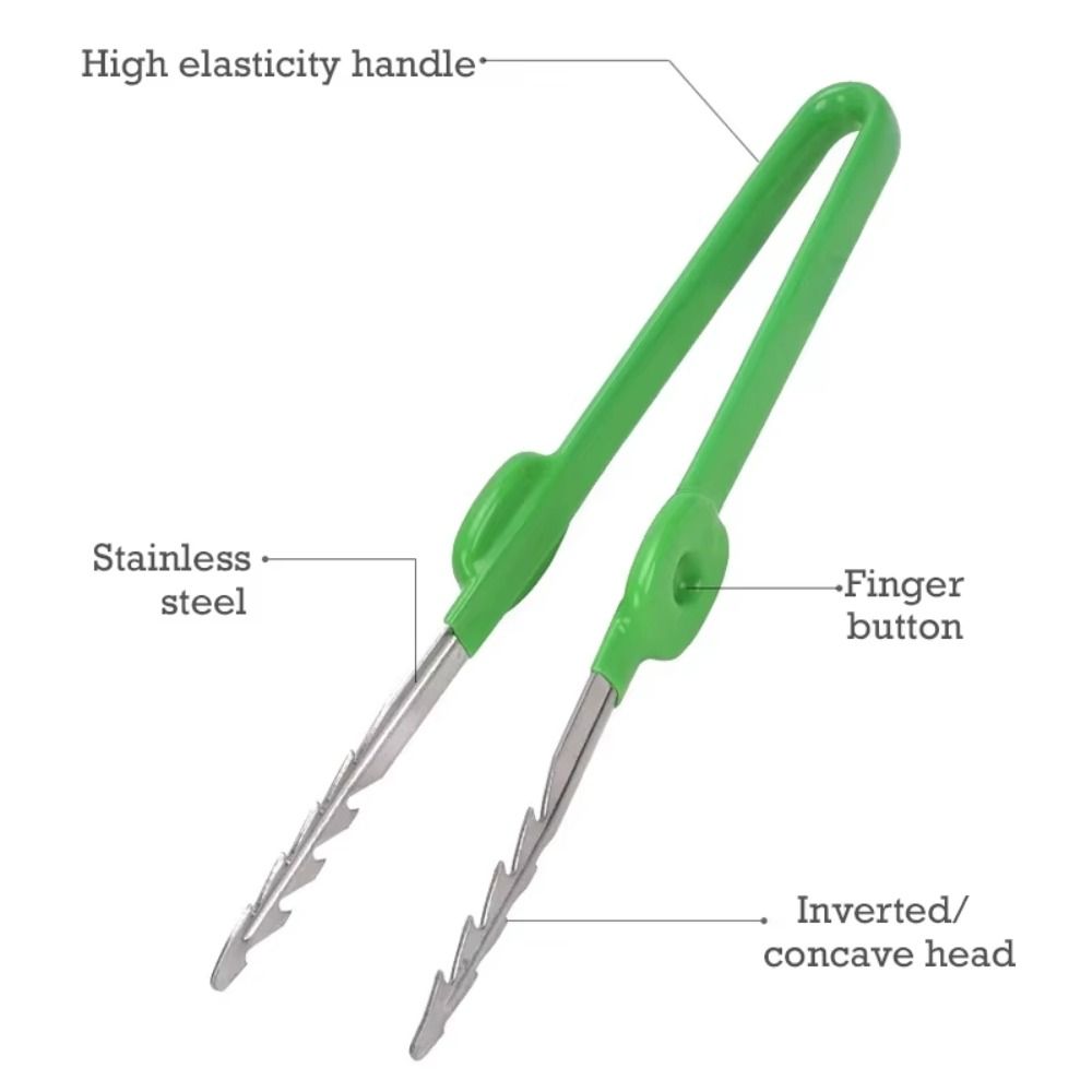 Multifunctional Gardening Tweezers Stainless Steel Plant Care Clip Weeding Tool Small Nursery