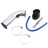 3" 76mm Air Intake Pipe Aluminum Cold Air Inlet Duct Tube Kit With Rubber Hose for Connect Filter High Air