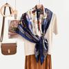 New fashion 111 mulberry silk silk scarf, women's Spring Festival gift for elders to keep warm 111 silk collection
