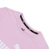 PUMA Slim Fit Round Neck Short Sleeve Sports Fitness Letter Print T-Shirt SS24 Women Tops Pink 682247-60