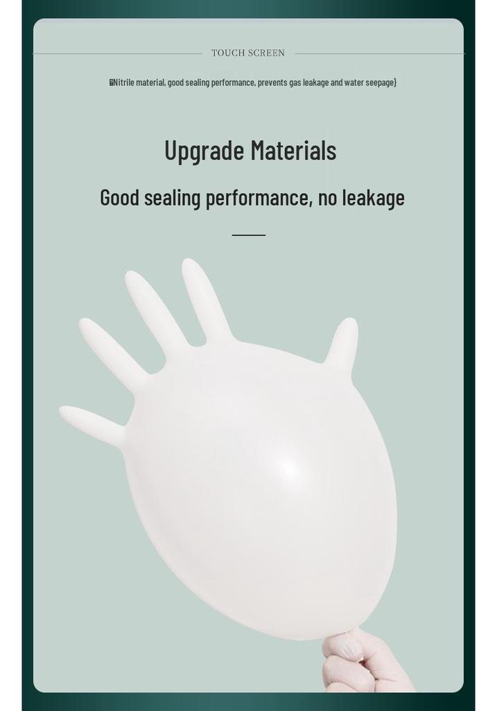 Durable Thickened Disposable Nitrile Gloves for Food Grade, Kitchen, Baking, Hygiene, Industrial, and Labor Protection
