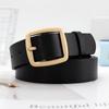 Japanese Buckle Women'S Retro Simple Decorative Jeans With Chic Trend Bf Wind Wide Belt Women