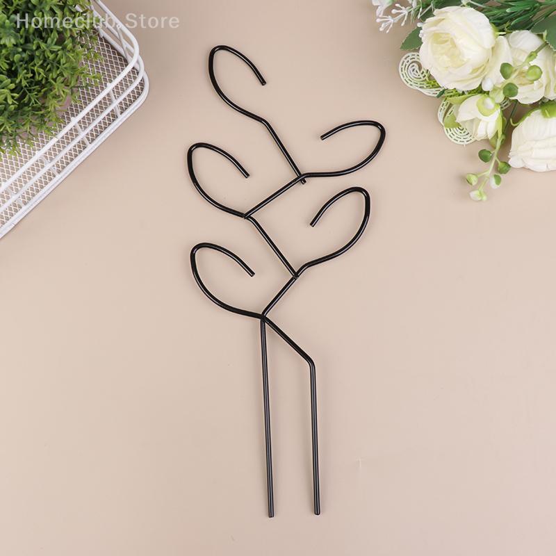 Plant Leaf Climbing Trellis Plant Support Garden Stake Stand Climbing Rack Iron Flower Trellis Frame Stand Holder Garden Decor