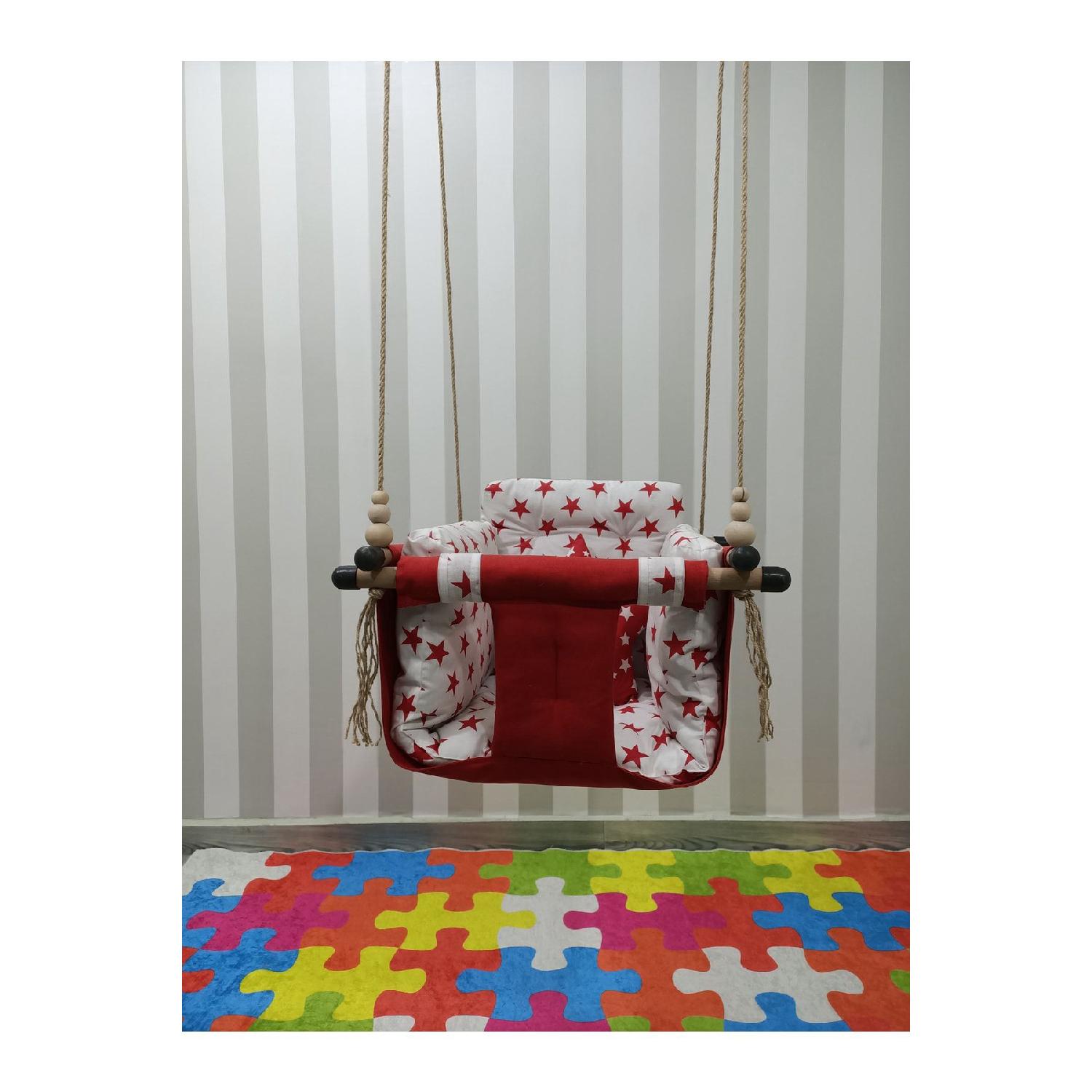 

Puffidic Swing White Red Star білий