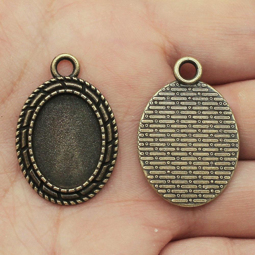 

Овальна скляна кабошонна основа-лоток-безель 18x25 мм 13x18 мм Аксесуари Запчастини Чоловічі ювелірні вироби Масивні Оригінальні Для Вас A29-10pcs-13x18mm