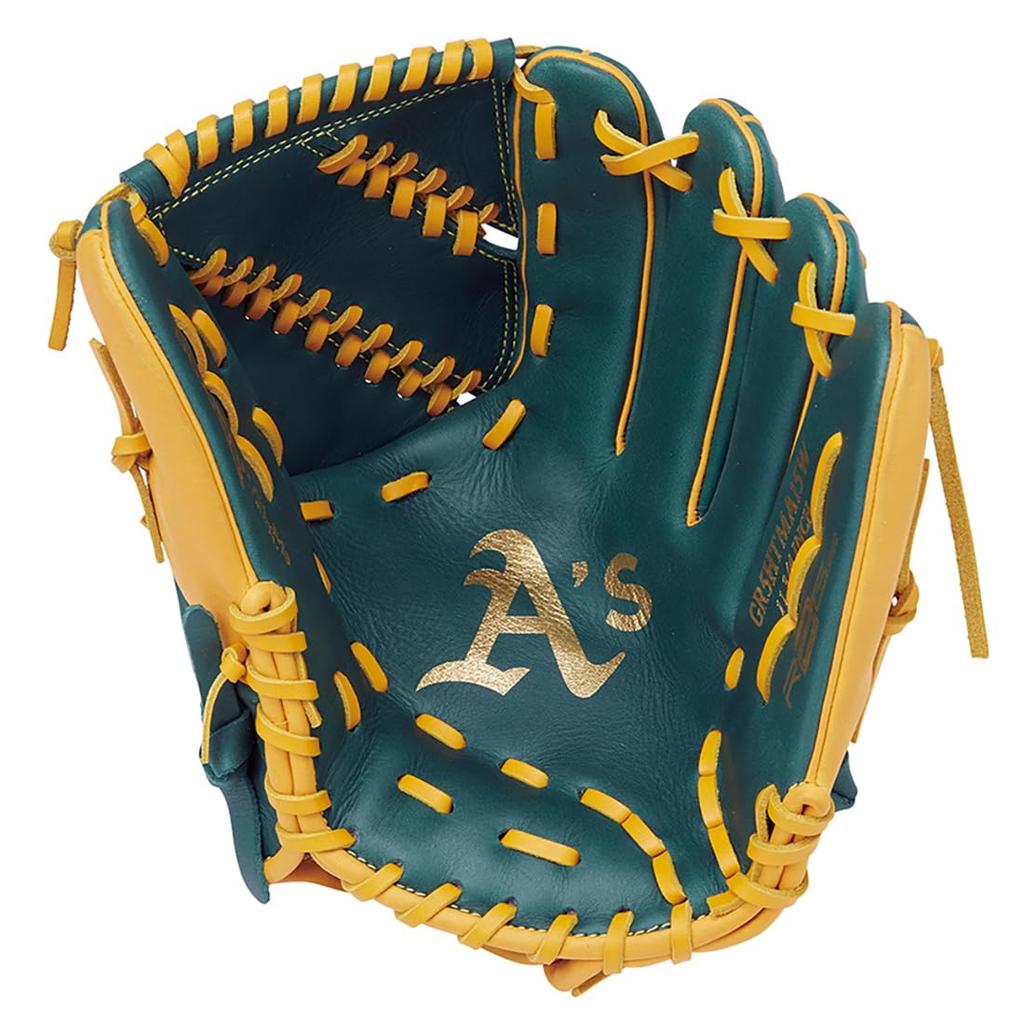 Rawlings Athletics HYPER TECH MLB TEAM GR5HTMA15W Baseballová velikost Hodit na pravou rukavici, Softbal, Dospělý, 11.75 (Rukavice nadhazovače), Levák (Opotřebovaný