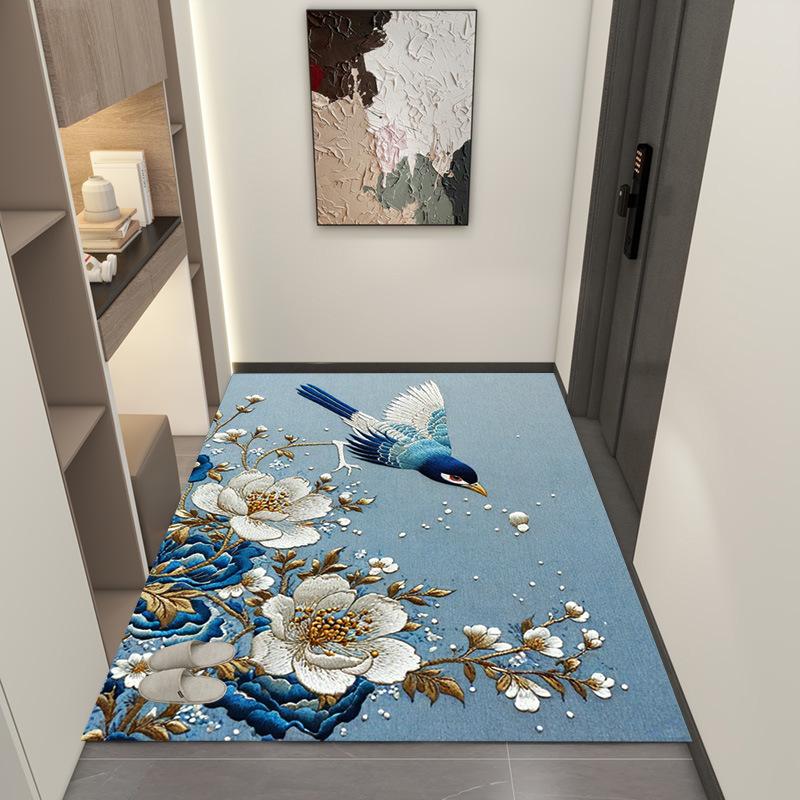 

Коврик для пола в китайском стиле, входная дверь, входная дверь, коврик для ног в фойе, противоскользящий коврик, дверной коврик, входная дверь 80 * 120CM