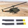 RC Helicopter Main Rotor Blades Lightweight Propeller Spare Parts Stable Flight Easy Installation Black