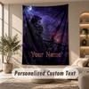 Tapestry Custom Name Text, Wall Hanging Tapestry Home Room DecorWorld of Warcraft