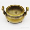 Three-Legged Tripod Buddha Offering Plate Copper Incense Living Room Ornament Aromatherapy Tube Cap Ear Burner Dam