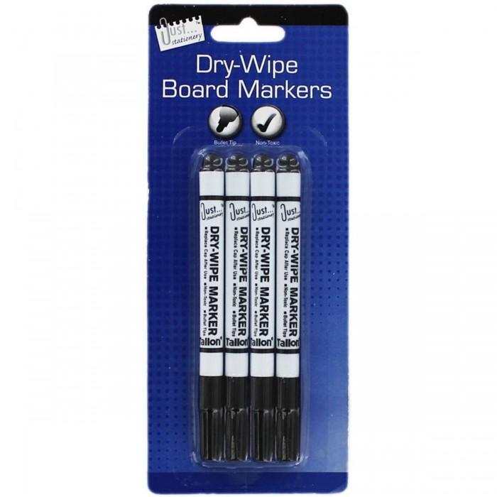 Just Stationery Dry-Erase Marker (Pack of 4)