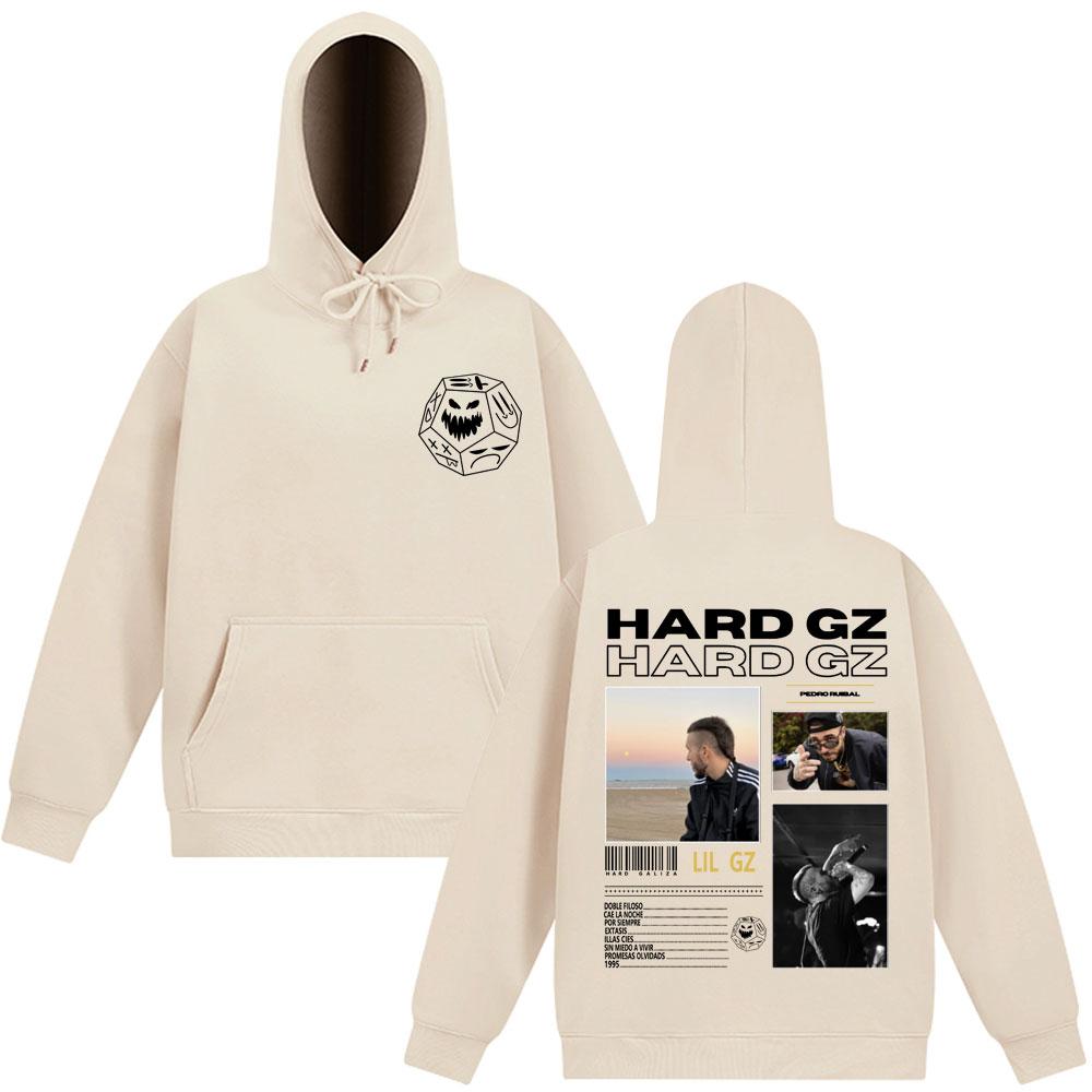 Rapper HARD GZ Tour 2025 Hoodie Men Women Fashion Hip Hop Pullovers Hooded Sweatshirts High Quality Oversized Hoodies Streetwear