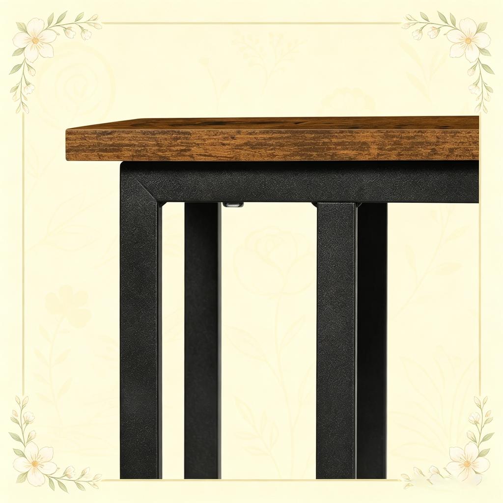 C-Shape Design Sofa Table, Small Coffee Table, Narrow Side Table, Laptop Table (table only)