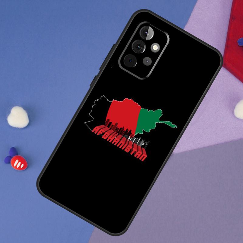 Afghan Afghanistan Flag Banner Case For Samsung Galaxy A52 A32 A22 A12 A13 A33 A53 A73 A50 A52S A51 A71 A14 A34 A54 Coque