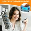 4Keys Finger Button Anti-stress Toys Mechanical Keyboard Keycaps Office DecompressionCalming Keychain Gifts For Children Adults