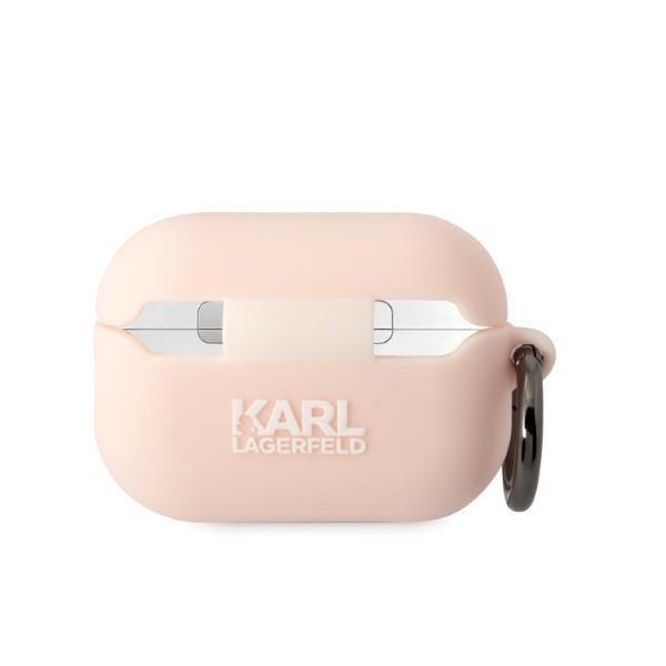 Etui do AirPods Pro 2 Karl Lagerfeld Karl Head 3D Różowe