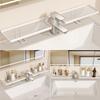 50/60cm Bathroom Counter Shelf No Drill Hollow Out Over The Sink Shelf Carbon Steel Space-Saving Bathroom Vanity Shelf