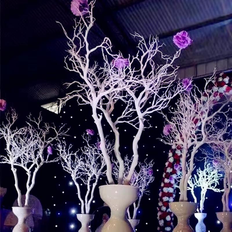 White Coral Tree Branches Wedding Props Decorations DIY Road Leads Centerpiece Ornament for Wedding