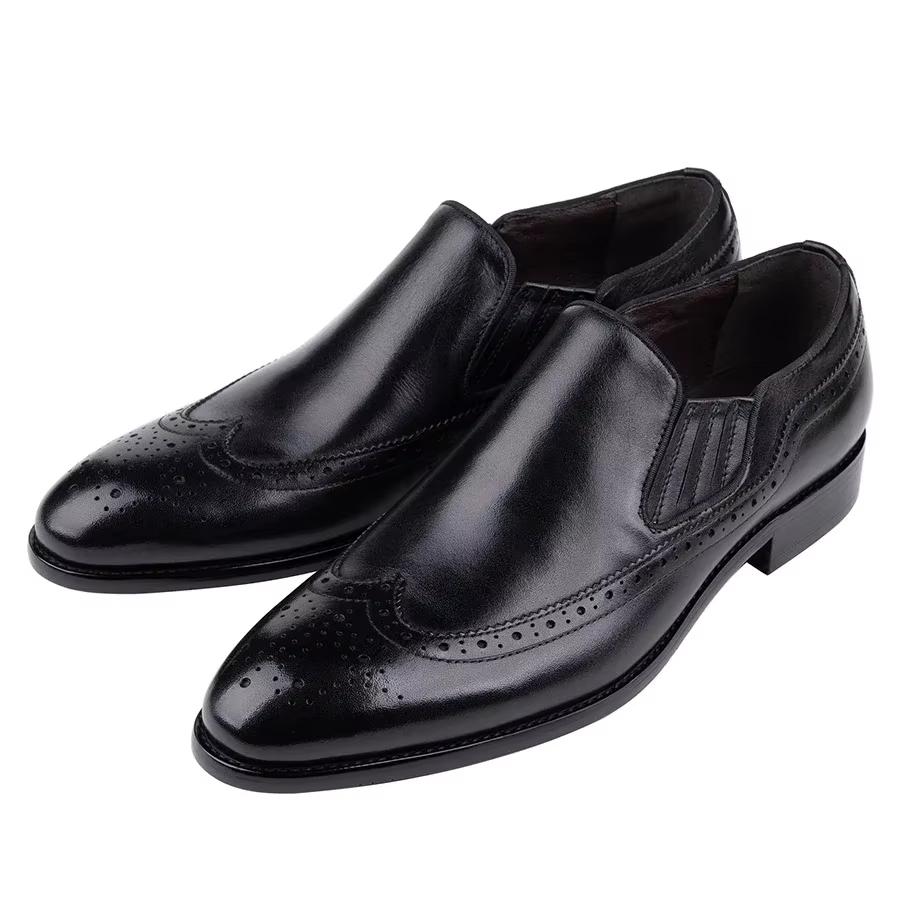 

Fashion Men s Classic Leather Shoes Cowhide Loafers Dress Shoes Handcrafted Comfortable Casual for All Seasons Parties-Zapatos Hombre 47