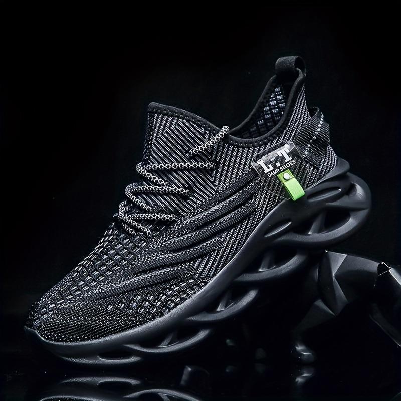 36-48 Men's and Women's Sneakers,Men's Knitted Breathable Lace Up Running Shoes,Lightweight and Comfortable Sneakers