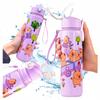 Capybara Water Bottle With Straw For Children To School 690 Ml