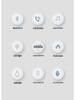 Washable Bluetooth LED Music Earphone Knitted Hat
