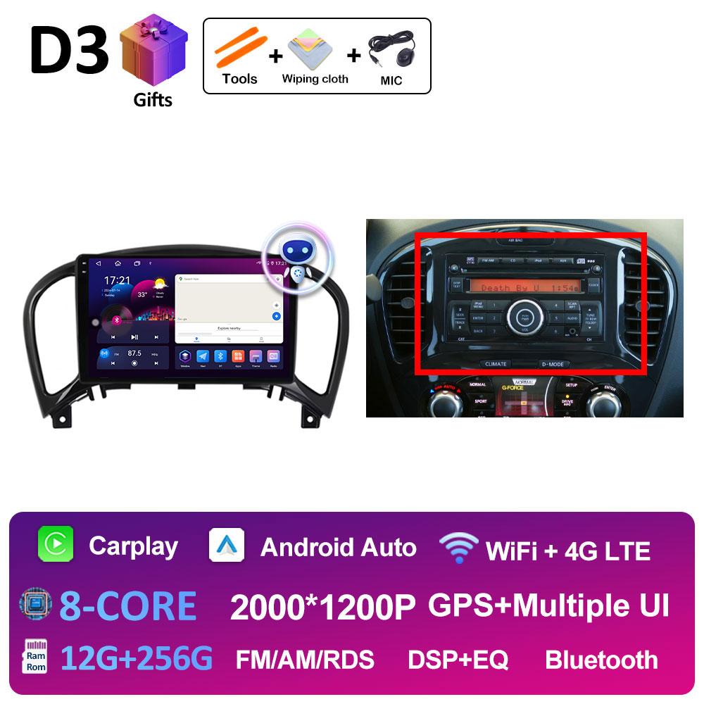 For Nissan Juke YF15 2010 2011 2012 2013 2014 Car Radio Multimedia Video Player Cooling Fan DSP Stereo GPS Navigation Autoradio