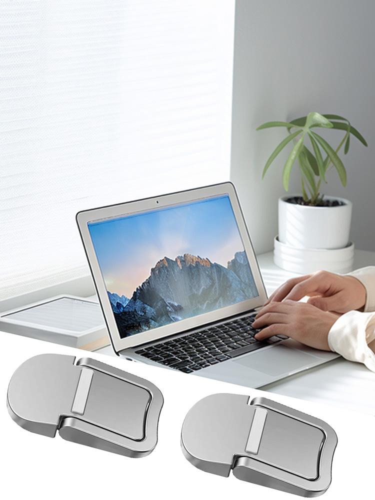 Adjustable Folding Laptop Stand Mini Legs Ultra-thin Portable Support for Macbook Notebook Cooling Holder Feet Invisible Bracket