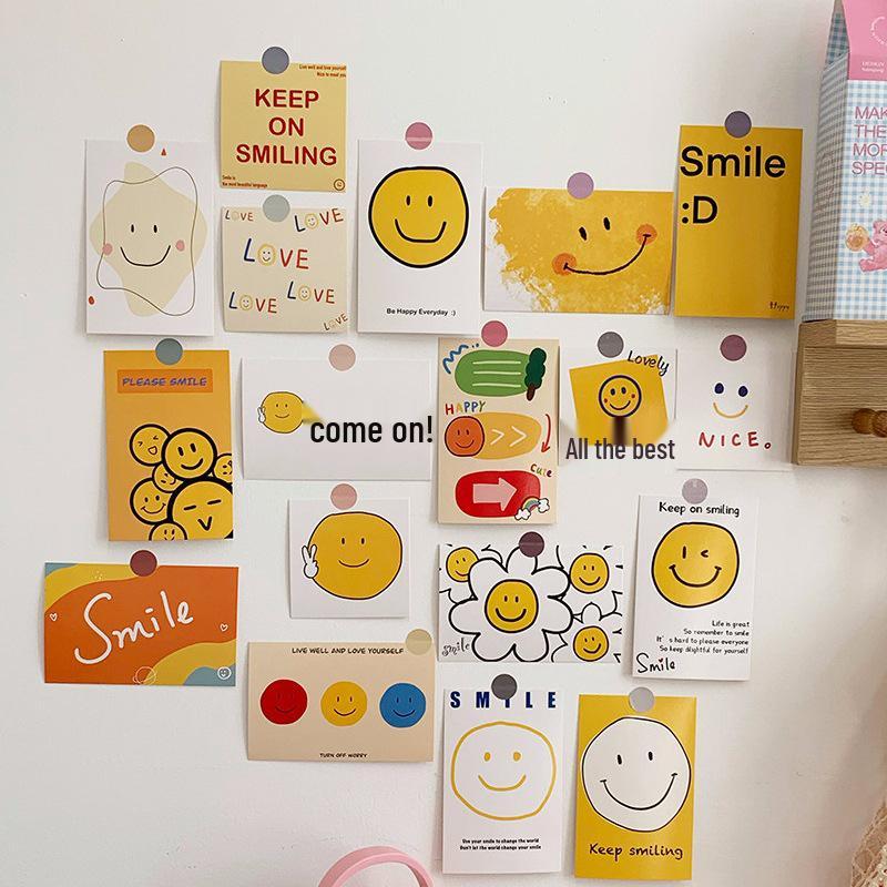 Keep Smiling Inspirational Wall Sticker - Cheer Up and Decorate Your Space!