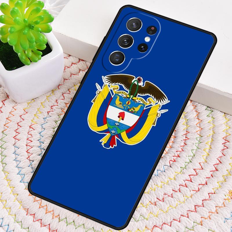 Colombia Flag Phone Case for Samsung Galaxy Note 10 Pro S26 Ultra S23 S24 FE S25 S21 S22 PLUS Shockproof Cove