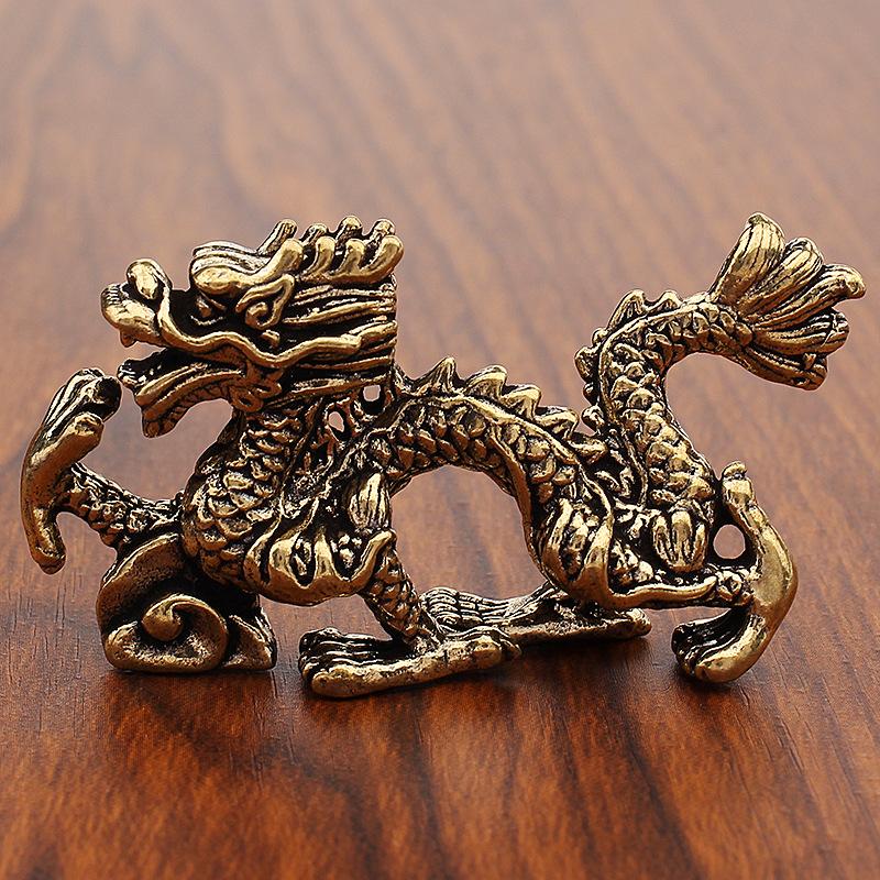 Brass Twelve Zodiac Ornaments Full Set of Pure Copper Zodiac Rat Cow Tiger Rabbit Dragon Snake Horse Sheep Monkey Chicken Dog Pig Crafts