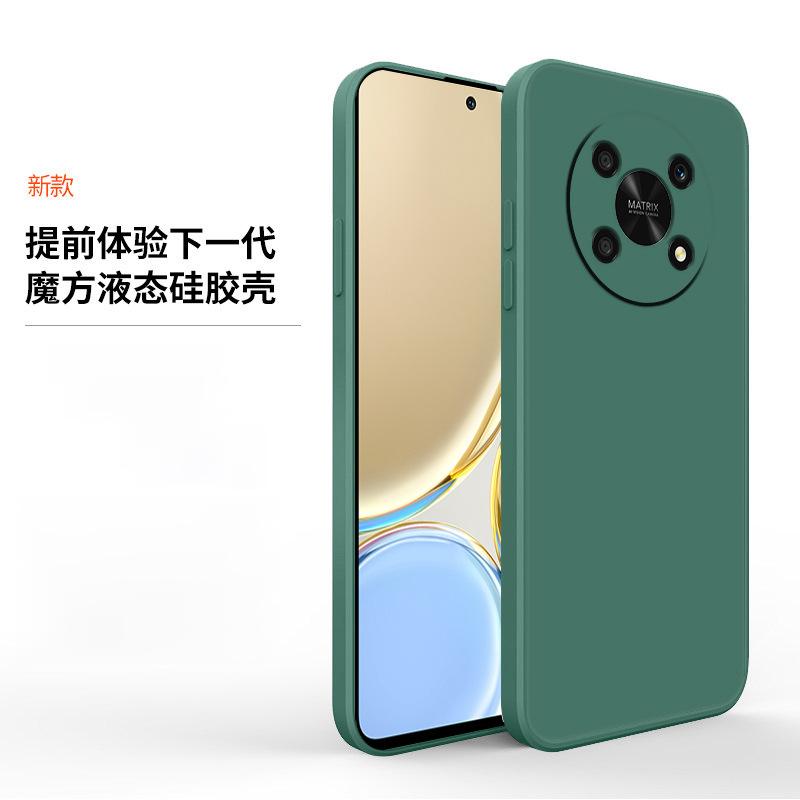 Suitable for Honor 11PRO Rubik's Cube straight edge liquid silicone mobile phone case Honor Magic1 all-inclusive TPU protective case