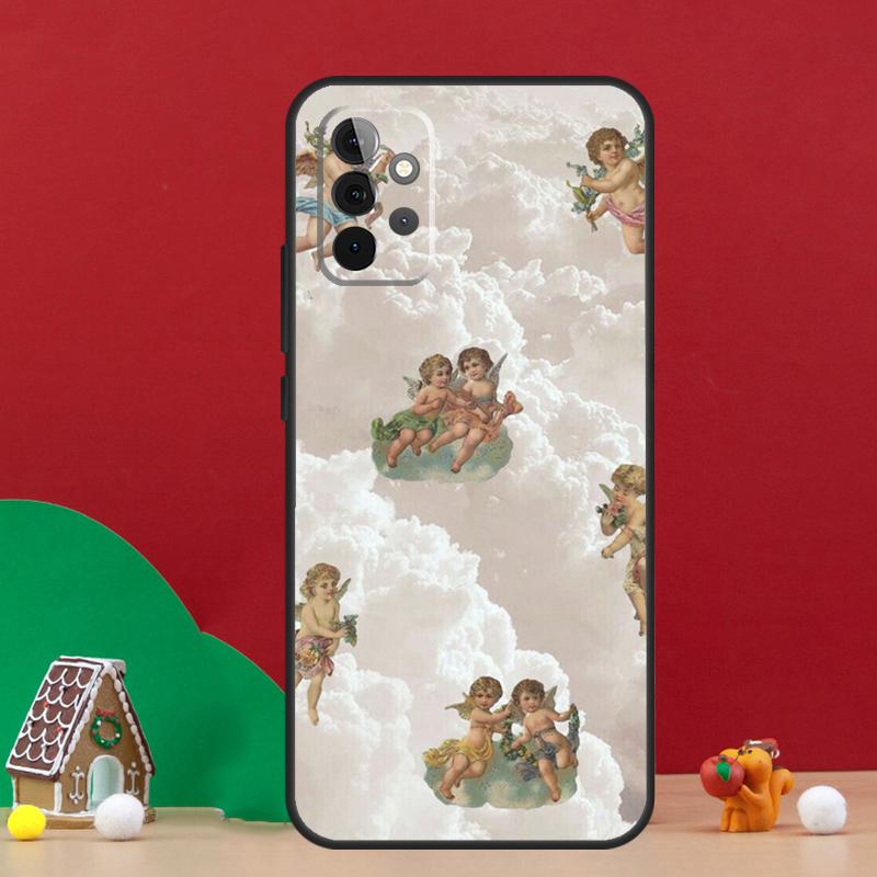 Cute Angels Aesthetic Aesthetics Case For Samsung Galaxy A17 A06 A16 A56 A36 A54 A34 A14 A52 A32 A13 A23 A33 A53 A15 A35 A55