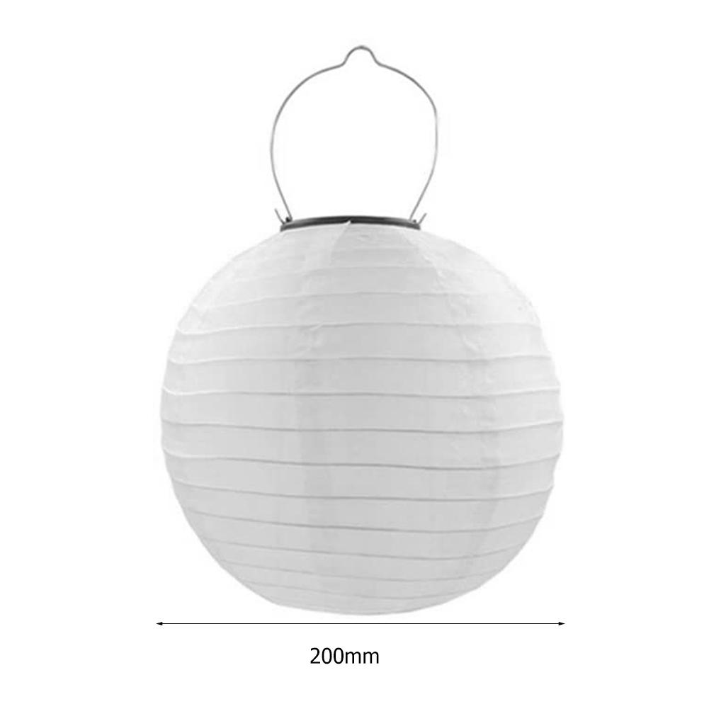 8Inch IP55 Waterproof LED Solar Lantern Lamp Hanging Light for Outdoor Yard Festival Celebration Party Garden Decoration Lamp