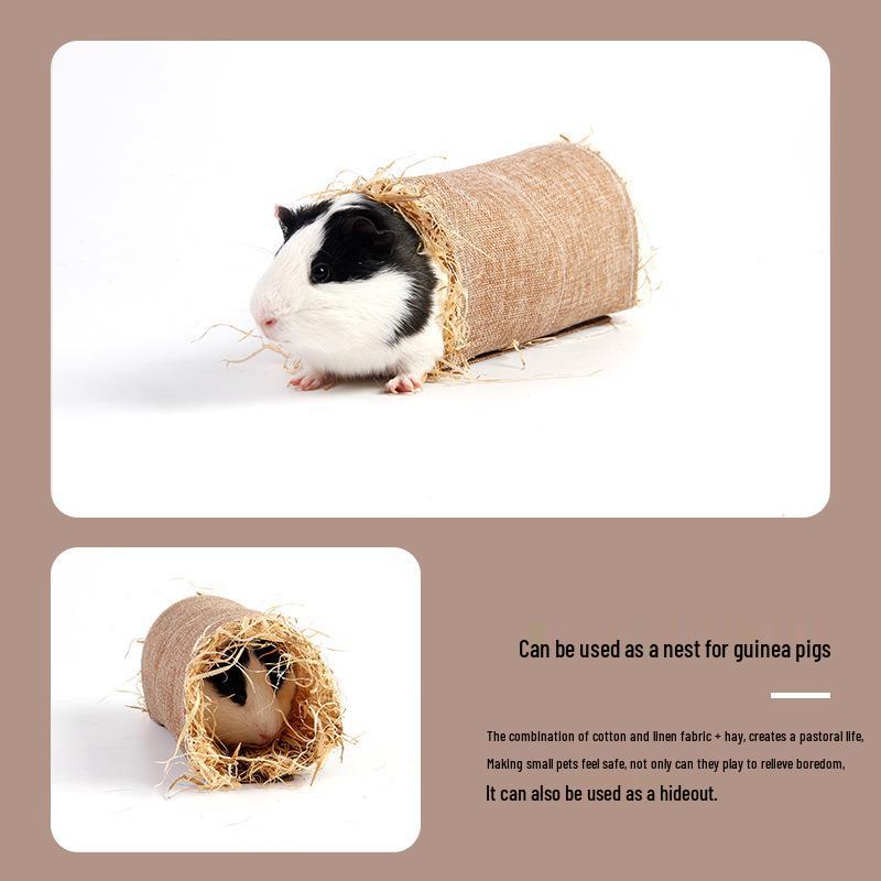 Radish Valley Small Pet Tunnel Toy: Grass Nest for Rabbits, Chinchillas, Hamsters, Guinea Pigs