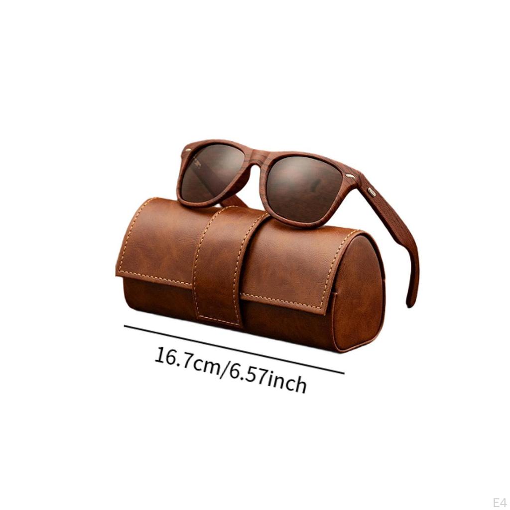 Wood Frame Sunglasses Accessories Eyewear for Sports Riding Outdoor Activities