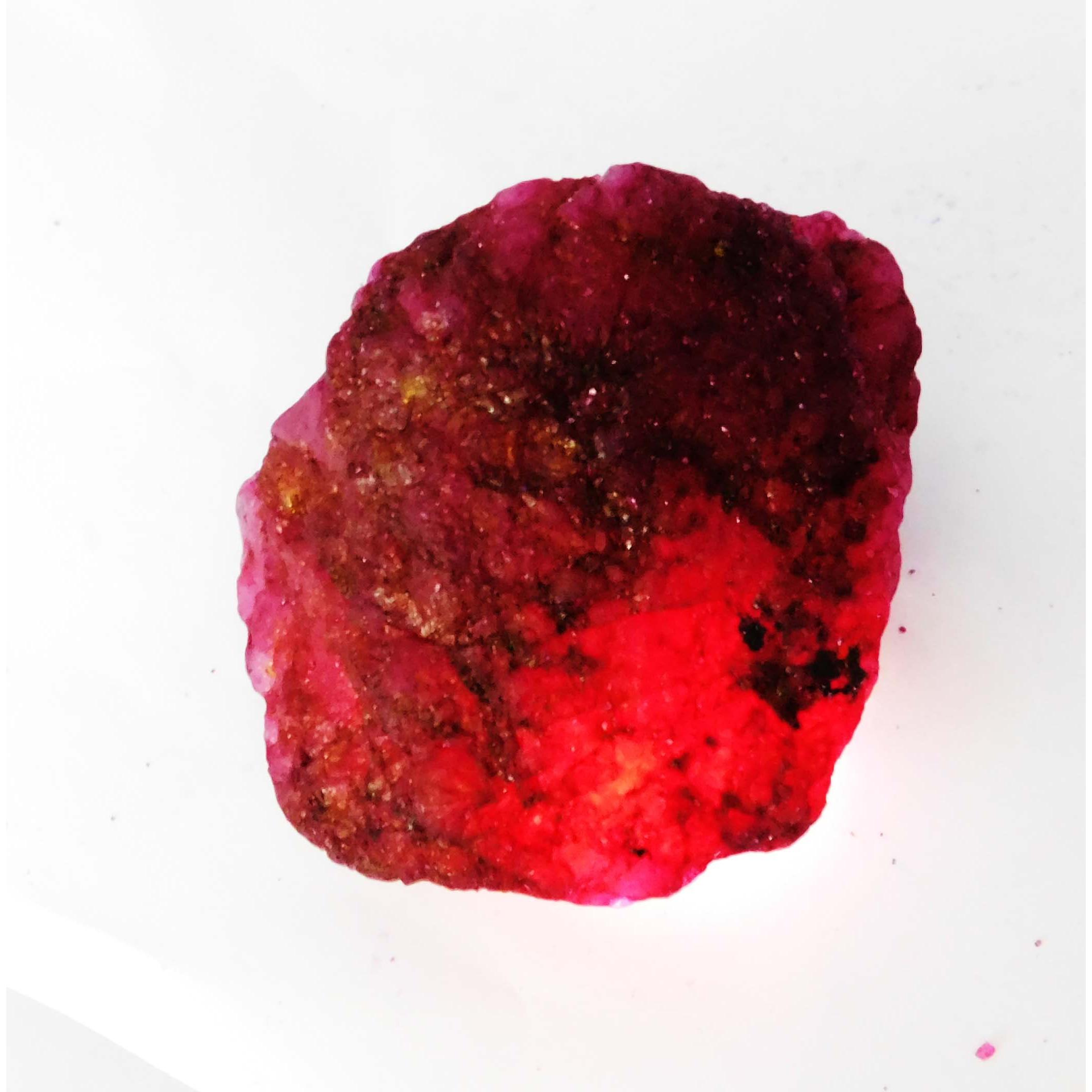 

1135 Ct Natural RED Ruby Huge Rough Earth Mined CERTIFIED Loose Gemstone AZ-212 81.5 mm approx червоний