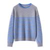 2026 Korean Style Soft Fluffy Women's Striped Sweater