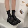 Womens Calf Socks, Sweet Girl Lace Ruffle Knee Socks Fashion Ladies Girl Princess Mesh Socks Campus Stockings